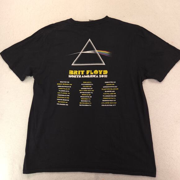 Pink Floyd World Tour 2021 Band Graphic T Shirt Adult Mens Size Large L Black - Picture 8 of 8